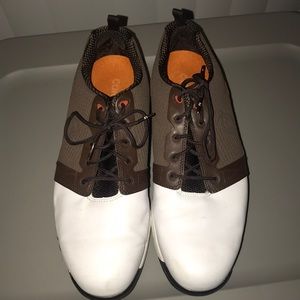 Gently used Foot joy contour fit 10.5 golf shoes